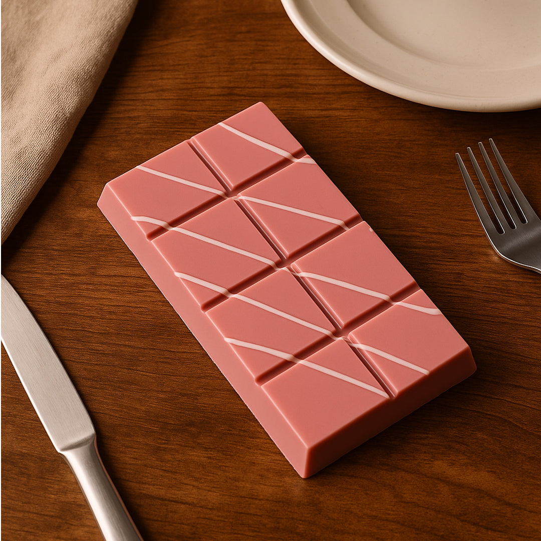 Angel Hair Ruby Chocolate Bar – Pomegranate Cotton Candy, Pistachio & Crispy Kadayif